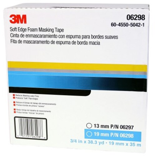 3M Soft Edge Foam Masking Tape 06298 19 mm × 35 m